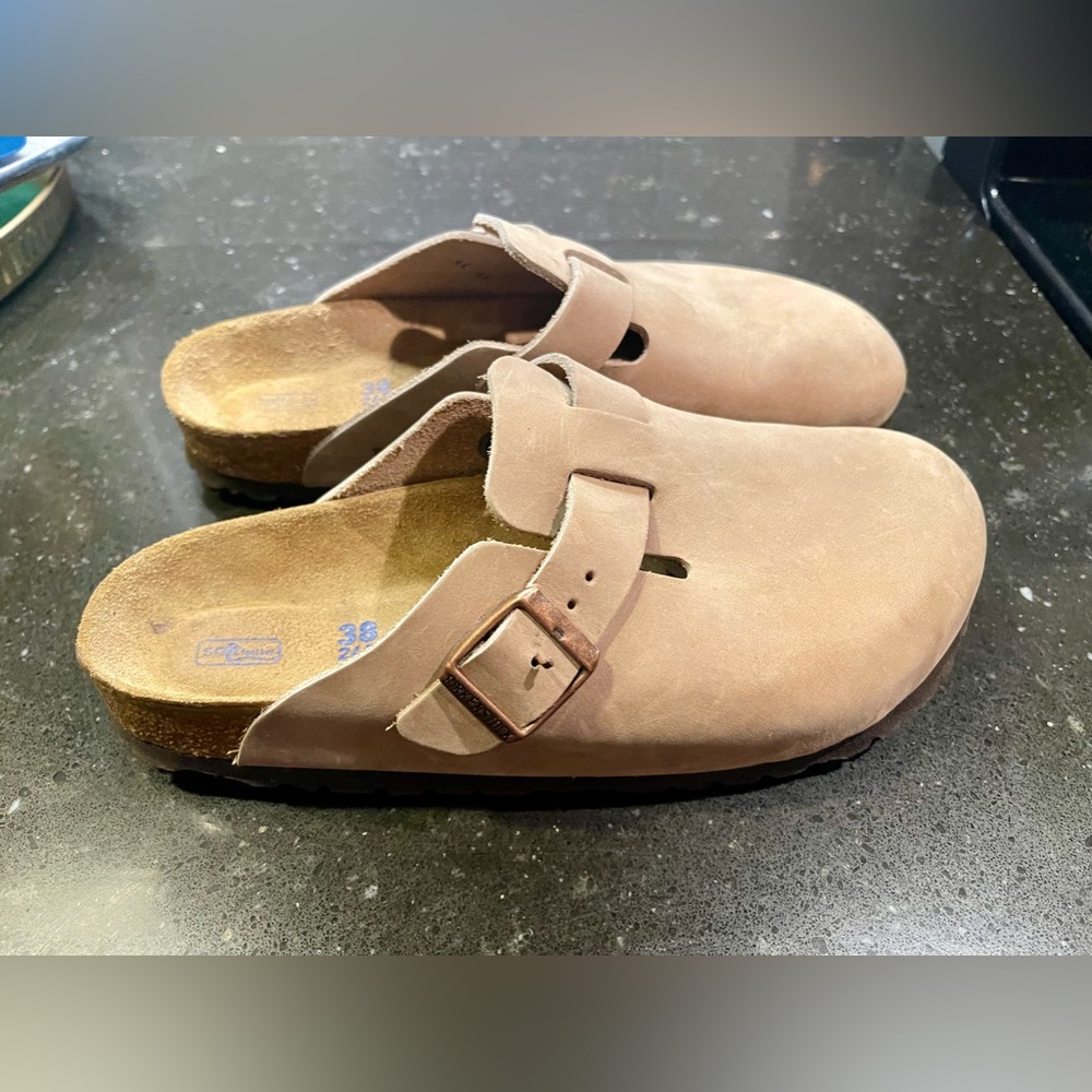 Birkenstock Boston - Oiled Leather Tobacco Brown